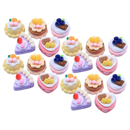 TOYANDONA 25St Simulierter Kuchennachtisch bescherung Weihnachten Weihnachten Kuchendeckel Maskierung essbar Tortenanhänger für die Schmuckherstellung harzanhänger selber TOYANDONA 25St Simulierter Kuchennachtisch bescherung Weihnachten Weihnachten Kuchendeckel Maskierung essbar Tortenanhänger für die Schmuckherstellung harzanhänger selber von TOYANDONA
