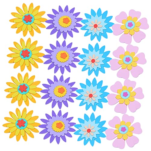 TOYANDONA 28stücke Teiliges Schaum Blumen Aufkleber Für Mädchenzimmer Und Kindergarten Selbstklebende Bunte Moosgummi Sticker Für Kreative Bastelprojekte Und Dekoration TOYANDONA 28stücke Teiliges Schaum Blumen Aufkleber Für Mädchenzimmer Und Kindergarten Selbstklebende Bunte Moosgummi Sticker Für Kreative Bastelprojekte Und Dekoration von TOYANDONA