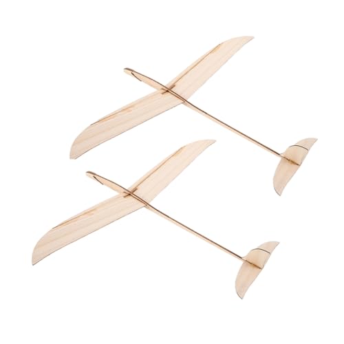 TOYANDONA 2Stücke Handwurf Modell aus Unbehandeltem Holz zum Bemalen Stabil Einfach Aufzubauen für Outdoor Spaß für Ab Jahren von TOYANDONA