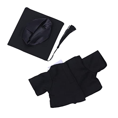 TOYANDONA 2er Set Graduierungsanzug Arzteset Set Puppe Verkleiden Sich Kleidung Zubehör Material Karikatur Promoviert Miniatur Enthalten Abschluss Outfits Schärpe Black TOYANDONA 2er Set Graduierungsanzug Arzteset Set Puppe Verkleiden Sich Kleidung Zubehör Material Karikatur Promoviert Miniatur Enthalten Abschluss Outfits Schärpe Black von TOYANDONA