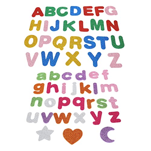 TOYANDONA 2packungen Glitzer Buchstaben Aufkleber Lustige Sticker Für Bastelprojekte Selbstklebende Alphabet Sticker Und Kleinbuchstaben TOYANDONA 2packungen Glitzer Buchstaben Aufkleber Lustige Sticker Für Bastelprojekte Selbstklebende Alphabet Sticker Und Kleinbuchstaben von TOYANDONA
