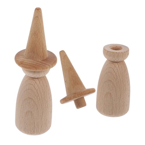 TOYANDONA 2sätze Unlackierte Holz-puppen Mit Wechselbaren Hüten Holzfiguren Für Kreative Bastelprojekte Unbemalte Peg Dolls Für Sandkasten Und Dekoration TOYANDONA 2sätze Unlackierte Holz-puppen Mit Wechselbaren Hüten Holzfiguren Für Kreative Bastelprojekte Unbemalte Peg Dolls Für Sandkasten Und Dekoration von TOYANDONA