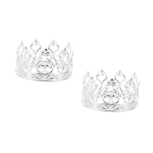 TOYANDONA 2st Kronenkuchen Dekorieren Kronen-tortenaufsatz Silber Glitzernde Königinkrone Aus Metall Vintage-krone-kuchen-deckel Quinceanera-kuchenaufsatz Gefälschte Krone Silver Eisenblech TOYANDONA 2st Kronenkuchen Dekorieren Kronen-tortenaufsatz Silber Glitzernde Königinkrone Aus Metall Vintage-krone-kuchen-deckel Quinceanera-kuchenaufsatz Gefälschte Krone Silver Eisenblech von TOYANDONA