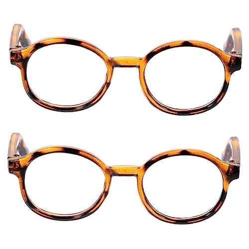 TOYANDONA 2st Puppenbrille Augen Brille Für Puppe Brillenhalter Retro-Sonnenbrille Gläser Mode Sonnenbrillen Optik Leichte Brille Damen Brillenrequisiten Zum Anziehen Plastik TOYANDONA 2st Puppenbrille Augen Brille Für Puppe Brillenhalter Retro-Sonnenbrille Gläser Mode Sonnenbrillen Optik Leichte Brille Damen Brillenrequisiten Zum Anziehen Plastik von TOYANDONA