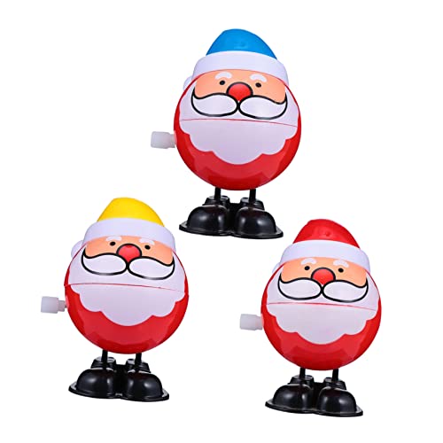 TOYANDONA 3 STÜCKE Aufziehspielzeug Weihnachten Mini Wind Up Spielset Santa Claus Laufspielzeug Farbige Hüte Geschenkidee für Party Mitgebsel Jungen Mädchen Zufällige Farbe Zufällige Farbe TOYANDONA 3 STÜCKE Aufziehspielzeug Weihnachten Mini Wind Up Spielset Santa Claus Laufspielzeug Farbige Hüte Geschenkidee für Party Mitgebsel Jungen Mädchen Zufällige Farbe Zufällige Farbe von TOYANDONA