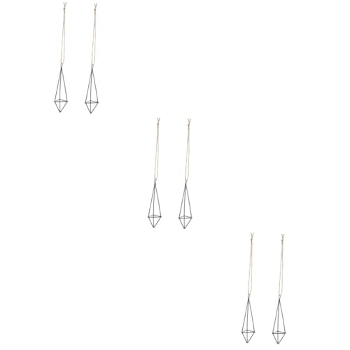 TOYANDONA 3 Sätze Geometrische Pflanzenhänger Eisen Für Luftpflanzen Moderner Stil Für Balkon Und Wanddeko Juteseil 2 Stücke * 3 TOYANDONA 3 Sätze Geometrische Pflanzenhänger Eisen Für Luftpflanzen Moderner Stil Für Balkon Und Wanddeko Juteseil 2 Stücke * 3 von TOYANDONA