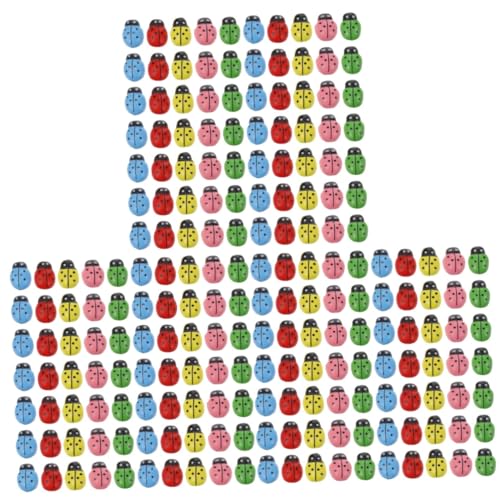 TOYANDONA 3 Sätze Mini Holzmarienkäfer Selbstklebende Aufkleber Für DIY Deko Holzfiguren Für Scrapbooking Und Bastelarbeiten Garten Und Partydekoration 100 Stück * 3 TOYANDONA 3 Sätze Mini Holzmarienkäfer Selbstklebende Aufkleber Für DIY Deko Holzfiguren Für Scrapbooking Und Bastelarbeiten Garten Und Partydekoration 100 Stück * 3 von TOYANDONA