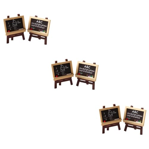 TOYANDONA 3 Sätze Staffelei Spielzeug Möbel Beschilderung Modell Zubehör Kind Tafel Holz von TOYANDONA