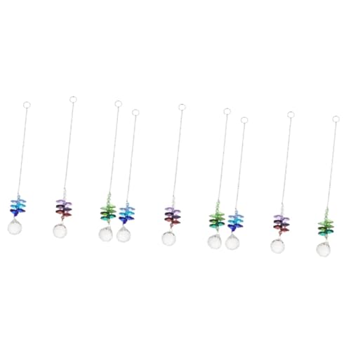 TOYANDONA 3 Sätze Teiliges Bunte Kristall Hängedekorationen Für DIY Hausschmuck Vielseitige Glasperlen Für Hochzeiten Geburtstagsfeiern Und Themenpartys 3 Stücke * 3 von TOYANDONA