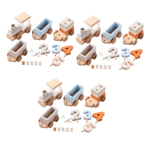 TOYANDONA 3 Sätze Zug Nummernzeichen Für Mini-zugspielzeug Für Anzahl Kognitiver Spielzeuge Zahlenspielzeug Pädagogisches Hölzern Light Brown TOYANDONA 3 Sätze Zug Nummernzeichen Für Mini-zugspielzeug Für Anzahl Kognitiver Spielzeuge Zahlenspielzeug Pädagogisches Hölzern Light Brown von TOYANDONA