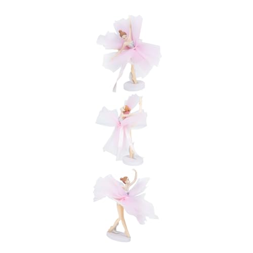 TOYANDONA 3 Sets Ballerina Mädchen Ornamente Topper Tänzerfiguren Willkommens Geburtstagsparty Dekoration Tanzendes Ballett Rosa Ballett Requisiten Für Ballerina Kuchen TOYANDONA 3 Sets Ballerina Mädchen Ornamente Topper Tänzerfiguren Willkommens Geburtstagsparty Dekoration Tanzendes Ballett Rosa Ballett Requisiten Für Ballerina Kuchen von TOYANDONA