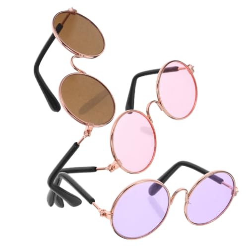 TOYANDONA 3 Stück Dekorative Brille Puppendrahtbrille Miniaturbrille Augenglasdekorationen Miniatur-Brille Puppen-bastelzubehör Kleine Puppenbrille Puppenbrillen Plastik TOYANDONA 3 Stück Dekorative Brille Puppendrahtbrille Miniaturbrille Augenglasdekorationen Miniatur-Brille Puppen-bastelzubehör Kleine Puppenbrille Puppenbrillen Plastik von TOYANDONA