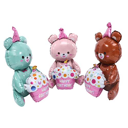 TOYANDONA 3 Stück Partyballons aus Aluminiumfolie Kinderballon aus Aluminium festlicher Ballon Karikatur party kinderparty Dekorative Luftballons Geburtstagsballon Colorful TOYANDONA 3 Stück Partyballons aus Aluminiumfolie Kinderballon aus Aluminium festlicher Ballon Karikatur party kinderparty Dekorative Luftballons Geburtstagsballon Colorful von TOYANDONA