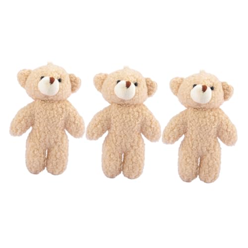 TOYANDONA 3 Stück Schlüsselanhänger Autos Weihnachtskram Tier Kinderspielzeug Mini Auto Mädchen Autozubehör Massenspielzeug Babypuppe Tiere Mädchen Mädchen Bär Puppe Beige Plüsch TOYANDONA 3 Stück Schlüsselanhänger Autos Weihnachtskram Tier Kinderspielzeug Mini Auto Mädchen Autozubehör Massenspielzeug Babypuppe Tiere Mädchen Mädchen Bär Puppe Beige Plüsch von TOYANDONA