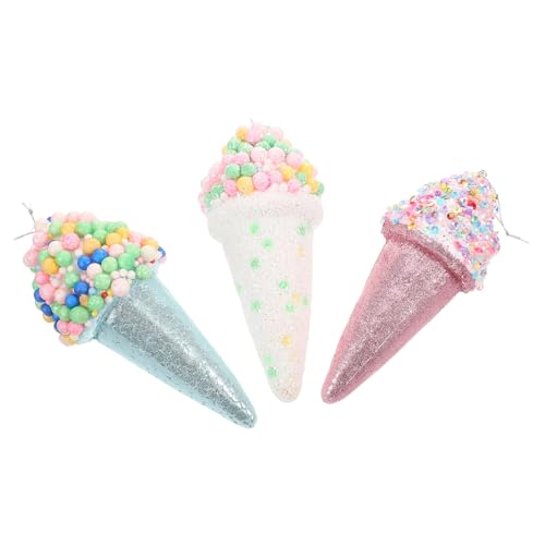 TOYANDONA 3 Stück Sommer Partyzubehör Niedliche Glitzer Dessert Eiscreme Anhänger für Geburtstagsfeiern und Strandveranstaltungen TOYANDONA 3 Stück Sommer Partyzubehör Niedliche Glitzer Dessert Eiscreme Anhänger für Geburtstagsfeiern und Strandveranstaltungen von TOYANDONA