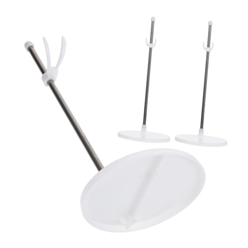 TOYANDONA 3 Stück Teiliges Puppenständer aus Kunststoff Verstellbarer Puppenhalter mit Rutschfester Stabiler Basis für Figuren zur Präsentation und Aufbewahrung von Puppen und Sammelfiguren TOYANDONA 3 Stück Teiliges Puppenständer aus Kunststoff Verstellbarer Puppenhalter mit Rutschfester Stabiler Basis für Figuren zur Präsentation und Aufbewahrung von Puppen und Sammelfiguren von TOYANDONA