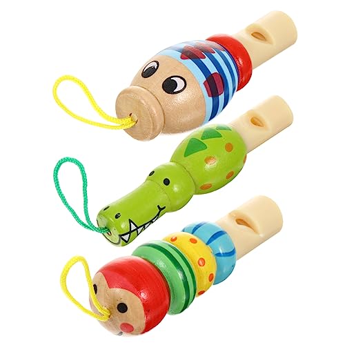 TOYANDONA 3stücke Holz Tier Pfeife Spielzeug Für Junge Mädchen Kreative Party Lustige Pfeifen Sicher Und Langlebig TOYANDONA 3stücke Holz Tier Pfeife Spielzeug Für Junge Mädchen Kreative Party Lustige Pfeifen Sicher Und Langlebig von TOYANDONA