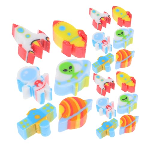 TOYANDONA 300 Stück Mini Radiergummis für Langlebige Tpr Materialien Tragbare Space Design Radierer als Classroom Prizes Partygeschenke Vielseitig für und Zeichnungen von TOYANDONA