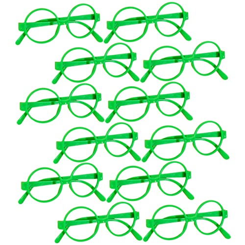 TOYANDONA 30st Rundes Brillengestell Computerbrille Für Runden Faltbar Rave Jungs Rahmen Partygeschenke Gläser Pet Runde Brille Disco-sonnenbrille Der 90er Plastik Green TOYANDONA 30st Rundes Brillengestell Computerbrille Für Runden Faltbar Rave Jungs Rahmen Partygeschenke Gläser Pet Runde Brille Disco-sonnenbrille Der 90er Plastik Green von TOYANDONA
