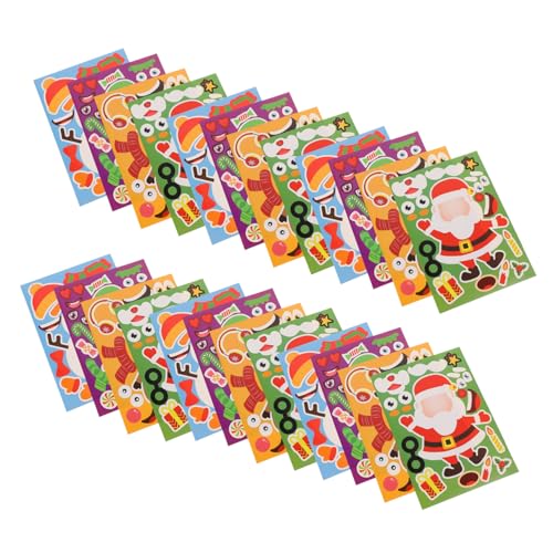 TOYANDONA 32blätter Teiliges Weihnachts-Puzzle-Sticker-Set Für Mädchen Kreative Weihnachtsdeko Mit Und Santa Für Bastel Und Lernaktivitäten Weihnachtszeit TOYANDONA 32blätter Teiliges Weihnachts-Puzzle-Sticker-Set Für Mädchen Kreative Weihnachtsdeko Mit Und Santa Für Bastel Und Lernaktivitäten Weihnachtszeit von TOYANDONA