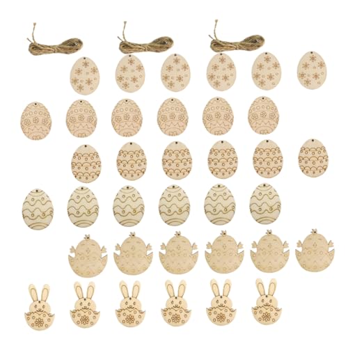TOYANDONA 36 Stück Ostereier basteln für Ostern basteln zu Ostern Unvollendete Holzstücke Weihnachtsbaum grüne Stängel Urlaub Osterei aus Holz Eierscheibe aus Holz hölzern Beige TOYANDONA 36 Stück Ostereier basteln für Ostern basteln zu Ostern Unvollendete Holzstücke Weihnachtsbaum grüne Stängel Urlaub Osterei aus Holz Eierscheibe aus Holz hölzern Beige von TOYANDONA