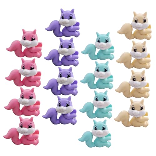TOYANDONA 36 Stück Teiliges Eichhörnchen Radiergummi Bunte Kleine Radiergummis für Kindergarten Erasers Dekorative Tierform für Schüler und Kleinkinder Zufällige Farbe Zufällige Farbe von TOYANDONA