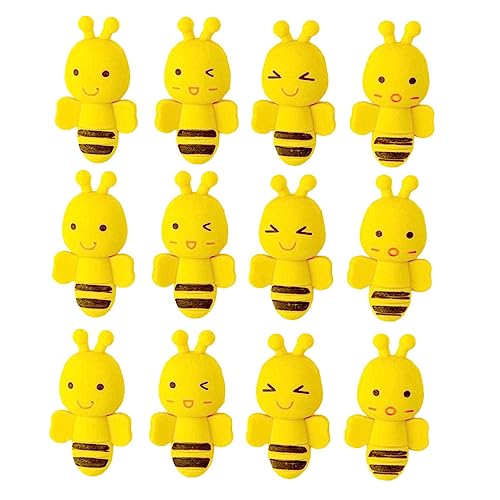 TOYANDONA 36 Stück Teiliges Radiergummis Bienenform Cartoon Malzubehör Sicherer Gummi für Schule Kindergarten TOYANDONA 36 Stück Teiliges Radiergummis Bienenform Cartoon Malzubehör Sicherer Gummi für Schule Kindergarten von TOYANDONA