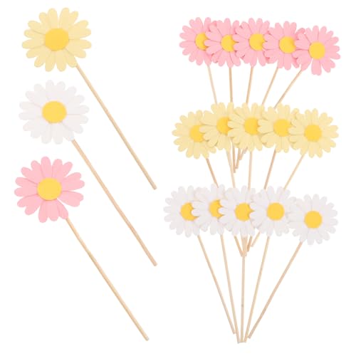 TOYANDONA 36Stücke Cupcake Aufsätze Blumen Kuchendekoration für Geburtstagsfeiern Babypartys und Frühlingsfeiern Dekoration für Desserts TOYANDONA 36Stücke Cupcake Aufsätze Blumen Kuchendekoration für Geburtstagsfeiern Babypartys und Frühlingsfeiern Dekoration für Desserts von TOYANDONA
