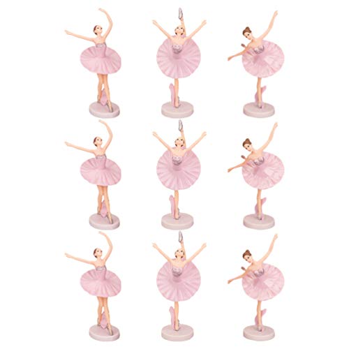 TOYANDONA 3Pcs Ballerina Mädchen Figuren Ornamente Ballett Tänzerin Statue Kuchen Topper für Tänzerin Hochzeit Geburtstag Party Favors Kuchen Dekoration von TOYANDONA