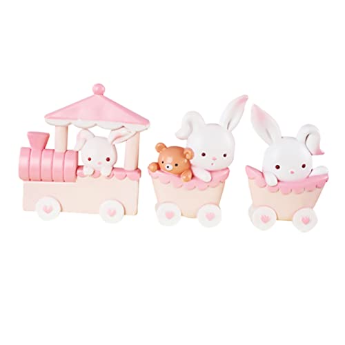 TOYANDONA 3St Kuchendekoration Figur Hase Plüsch Raupe Kostüm Miniaturzug Miniatur-Häschen wohnaccessoires room decoration cake decorating Kuchenverzierung Kuchen Harz Rosa TOYANDONA 3St Kuchendekoration Figur Hase Plüsch Raupe Kostüm Miniaturzug Miniatur-Häschen wohnaccessoires room decoration cake decorating Kuchenverzierung Kuchen Harz Rosa von TOYANDONA
