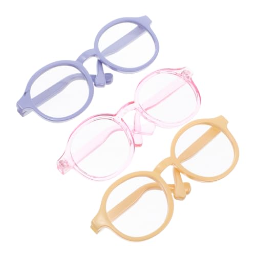 TOYANDONA 3St Puppenbrille Brille mit Brille Teile & Zubehör liefert Gläser Brille vorgeben Spielzeugbrille Accessoires für Puppen winzige Gläser Requisiten Neuheit Brille Plastik TOYANDONA 3St Puppenbrille Brille mit Brille Teile & Zubehör liefert Gläser Brille vorgeben Spielzeugbrille Accessoires für Puppen winzige Gläser Requisiten Neuheit Brille Plastik von TOYANDONA