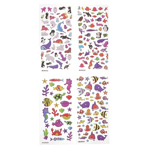 TOYANDONA 3d Sticker Kinder Aufkleber Fische: Meerestiere Sticker Ideal Geeignet Zum Verzieren Von GrußKarten, Bastelarbeiten Und Scrapbooking TOYANDONA 3d Sticker Kinder Aufkleber Fische: Meerestiere Sticker Ideal Geeignet Zum Verzieren Von GrußKarten, Bastelarbeiten Und Scrapbooking von TOYANDONA