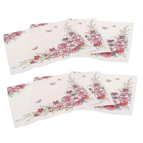 TOYANDONA Festival-servietten 4 Sets Entzückende Papierservietten mit Blumenmotiv für Partys 20 Blatt Pro Packung Bequem TOYANDONA Festival-servietten 4 Sets Entzückende Papierservietten mit Blumenmotiv für Partys 20 Blatt Pro Packung Bequem von TOYANDONA