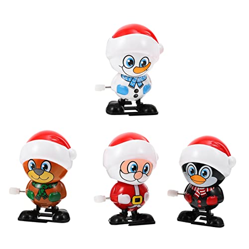 TOYANDONA 4 STÜCKE Teiliges Weihnachts Aufziehspielzeug aus Sicherem Niedliches Design Laufendes Uhrwerkspielzeug für und Mitgebsel zu Weihnachten für Mädchen und Jungen TOYANDONA 4 STÜCKE Teiliges Weihnachts Aufziehspielzeug aus Sicherem Niedliches Design Laufendes Uhrwerkspielzeug für und Mitgebsel zu Weihnachten für Mädchen und Jungen von TOYANDONA