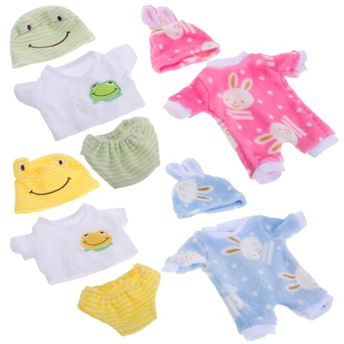 TOYANDONA 4 Sätze Puppen-Strampler Mädchen-kinderkleidung Kleidung Kinder Mädchen Realistische Wiedergeborene Babypuppen Mädchen Verkleiden Sich Tierkleidung Für Babypuppen Polyester TOYANDONA 4 Sätze Puppen-Strampler Mädchen-kinderkleidung Kleidung Kinder Mädchen Realistische Wiedergeborene Babypuppen Mädchen Verkleiden Sich Tierkleidung Für Babypuppen Polyester von TOYANDONA