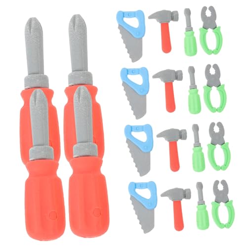 TOYANDONA 4 Sätze Radiergummis Werkzeugform Cartoon Kreative Schulradierer Bunte Tpr Material Radierer für Schüler Jungen Mädchen Schreibwaren Zubehör Zufällige Farbe Zufällige Farbe von TOYANDONA