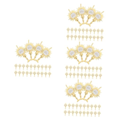 TOYANDONA 4 Sätze Teiliges Religiöses Party Mit Heiligem Licht Kirchen Topper Und Fotografie Requisiten Für Festlichkeiten Dekoration Für Religiöse Feiern Und Kuchen 24 Stück * 4 TOYANDONA 4 Sätze Teiliges Religiöses Party Mit Heiligem Licht Kirchen Topper Und Fotografie Requisiten Für Festlichkeiten Dekoration Für Religiöse Feiern Und Kuchen 24 Stück * 4 von TOYANDONA