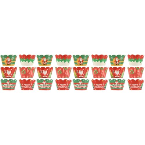 TOYANDONA 4 Sätze Weihnachtsdekorationsrand Dekorationen Kuchendeckel Halloween Fiesta Weihnachtsparty Accessoires Weihnachtsbacken Zubehör Dessert- Cupcake-wraps Aus Papier 6 Stück * 4 TOYANDONA 4 Sätze Weihnachtsdekorationsrand Dekorationen Kuchendeckel Halloween Fiesta Weihnachtsparty Accessoires Weihnachtsbacken Zubehör Dessert- Cupcake-wraps Aus Papier 6 Stück * 4 von TOYANDONA