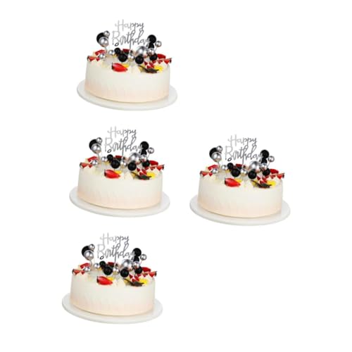 TOYANDONA 4 Sätze schwarzgoldene Kuchendekoration Tortenaufleger alles zum Geburtstag Kuchen -Topper kuchen dekoration Kuchendekorationen Tortenaufsatz für die Babyparty Papier TOYANDONA 4 Sätze schwarzgoldene Kuchendekoration Tortenaufleger alles zum Geburtstag Kuchen -Topper kuchen dekoration Kuchendekorationen Tortenaufsatz für die Babyparty Papier von TOYANDONA