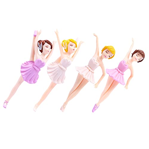 TOYANDONA 4 Stück Ballerina-Mädchen-Ornamente Süßigkeiten-Partygeschenke abnehmbare Dekoration Lutscherdame Ruhm hochzeit dekoration kuchen Ballettmädchenfiguren geburtstag backen PVC TOYANDONA 4 Stück Ballerina-Mädchen-Ornamente Süßigkeiten-Partygeschenke abnehmbare Dekoration Lutscherdame Ruhm hochzeit dekoration kuchen Ballettmädchenfiguren geburtstag backen PVC von TOYANDONA