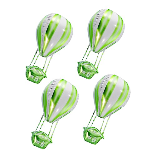 TOYANDONA 4 Stück Ballon aus Aluminiumfolie Auto Ebene Kanister Lüfter 4d hochzeitslaken hochzeitsbingo aufkleber hochzeit luftballons Heißluft-Folienballon Ballon zum Kindergeburtstag Green TOYANDONA 4 Stück Ballon aus Aluminiumfolie Auto Ebene Kanister Lüfter 4d hochzeitslaken hochzeitsbingo aufkleber hochzeit luftballons Heißluft-Folienballon Ballon zum Kindergeburtstag Green von TOYANDONA
