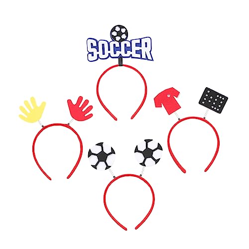 TOYANDONA 4 Stück Fußball-Fan-Stirnband Stirnband für Fußballfans Sport-Stirnbänder für Mädchen fussball weltmeisterschaft fußball haarband Wettbewerbszubehör Kopfbedeckung für Fußballfans TOYANDONA 4 Stück Fußball-Fan-Stirnband Stirnband für Fußballfans Sport-Stirnbänder für Mädchen fussball weltmeisterschaft fußball haarband Wettbewerbszubehör Kopfbedeckung für Fußballfans von TOYANDONA