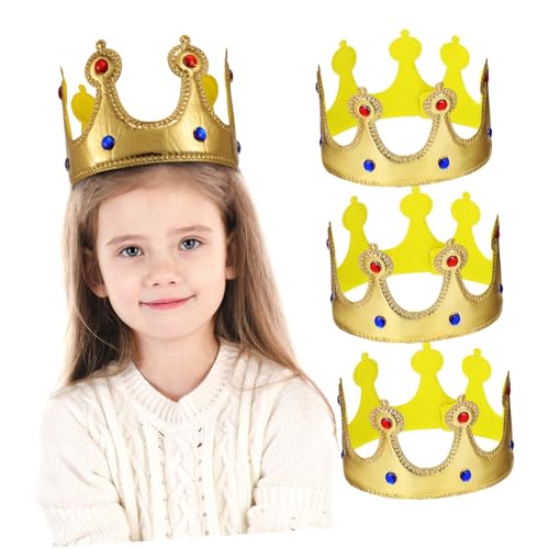 TOYANDONA 4 Stück Goldene Geburtstagskronen Leichte Partyhüte aus Weichem Material Lebendige Geburtstagsdeko für Jungen und Mädchen Festliche Fotos und Unvergessliche Feier TOYANDONA 4 Stück Goldene Geburtstagskronen Leichte Partyhüte aus Weichem Material Lebendige Geburtstagsdeko für Jungen und Mädchen Festliche Fotos und Unvergessliche Feier von TOYANDONA