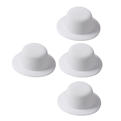 TOYANDONA 4 Stück Hut Embryo Kleiner Zylinder Puppenstrohhüte Baseballmützenschal Für Damen Schutzhelm-kostüm Puppenhüte Bastelmützen Mini Seidenhaube Zum Schlafen Satinhaube Netz Weiß TOYANDONA 4 Stück Hut Embryo Kleiner Zylinder Puppenstrohhüte Baseballmützenschal Für Damen Schutzhelm-kostüm Puppenhüte Bastelmützen Mini Seidenhaube Zum Schlafen Satinhaube Netz Weiß von TOYANDONA