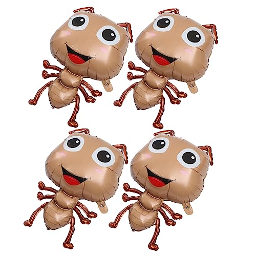 TOYANDONA 4 Stück Inflatable Cartoon Ballons Bunte Tier Folienballons für Kindergeburtstag und Partys Ant Design Langlebig für Fotos Geeignet Deko für Fest TOYANDONA 4 Stück Inflatable Cartoon Ballons Bunte Tier Folienballons für Kindergeburtstag und Partys Ant Design Langlebig für Fotos Geeignet Deko für Fest von TOYANDONA