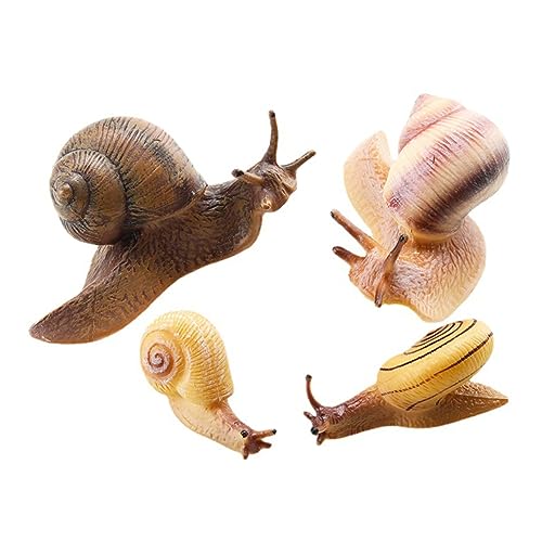 TOYANDONA 4 Stück Kognitive Verzierung Der Schnecke Tortenfigur Figur Für Kindererziehung Tiere Tortenaufsatz Lehrmittel Für Tiere Schneckenornament Kuchendeckel PVC Light Brown TOYANDONA 4 Stück Kognitive Verzierung Der Schnecke Tortenfigur Figur Für Kindererziehung Tiere Tortenaufsatz Lehrmittel Für Tiere Schneckenornament Kuchendeckel PVC Light Brown von TOYANDONA