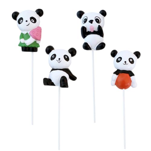 TOYANDONA 4stücke Panda Kuchen Deko Niedliche Harz Tortenaufleger Für Geburtstagsfeiern Shower Und Feste Langlebig Und Farbenfroh Für Und Muffins TOYANDONA 4stücke Panda Kuchen Deko Niedliche Harz Tortenaufleger Für Geburtstagsfeiern Shower Und Feste Langlebig Und Farbenfroh Für Und Muffins von TOYANDONA