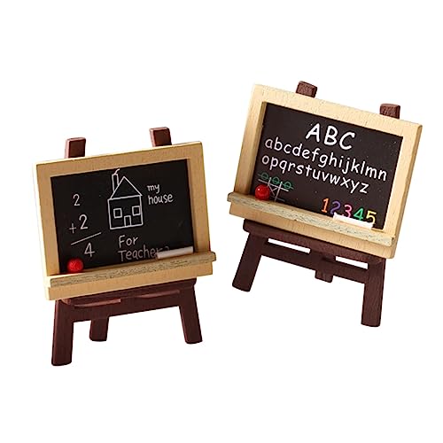 TOYANDONA 4 Stück Puppenhaus Staffelei sicherheitsleine für wohnungsdeko Miniatur-Staffelei Miniatur-Puppenhauszubehör Miniaturtafel aus Holz Miniaturtafelspielzeug TOYANDONA 4 Stück Puppenhaus Staffelei sicherheitsleine für wohnungsdeko Miniatur-Staffelei Miniatur-Puppenhauszubehör Miniaturtafel aus Holz Miniaturtafelspielzeug von TOYANDONA