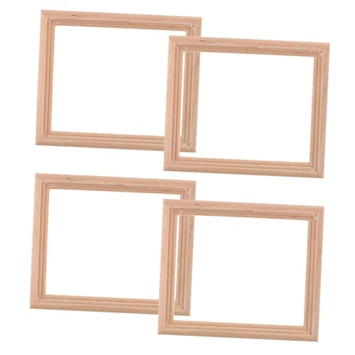 TOYANDONA Miniatur-puppenhaus-möbel-Set 4-teilig Holz-bilderrahmen Handgefertigtes Modell für Dekorationen Im Maßstab 1:12 TOYANDONA Miniatur-puppenhaus-möbel-Set 4-teilig Holz-bilderrahmen Handgefertigtes Modell für Dekorationen Im Maßstab 1:12 von TOYANDONA