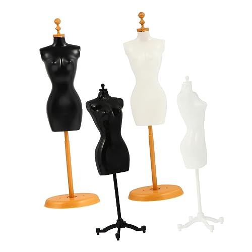 TOYANDONA 4 Stück Schaufensterpuppenständer Zubehör Schneiderpuppenständer Miniatur Puppenständer Kleiderständer Für Puppen Puppenkleidung Schaufensterpuppe Modell Black Plastik TOYANDONA 4 Stück Schaufensterpuppenständer Zubehör Schneiderpuppenständer Miniatur Puppenständer Kleiderständer Für Puppen Puppenkleidung Schaufensterpuppe Modell Black Plastik von TOYANDONA